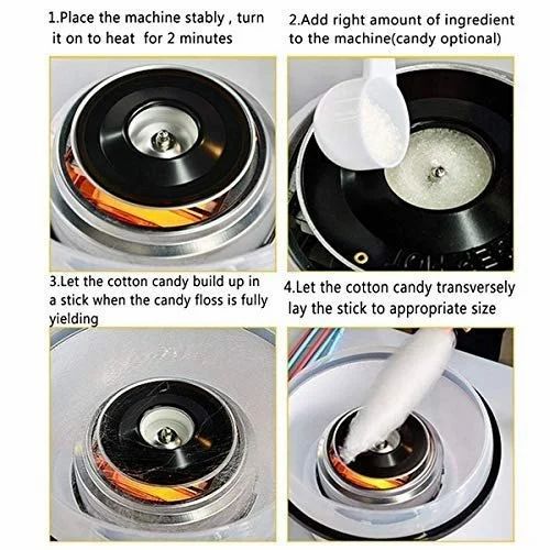 Cotton Candy Machine for Kids – Electric Mini Cotton Candy Maker