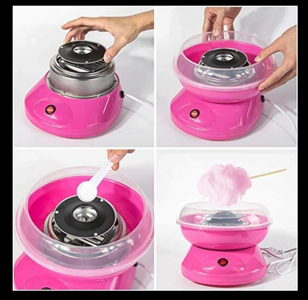Cotton Candy Machine for Kids – Electric Mini Cotton Candy Maker